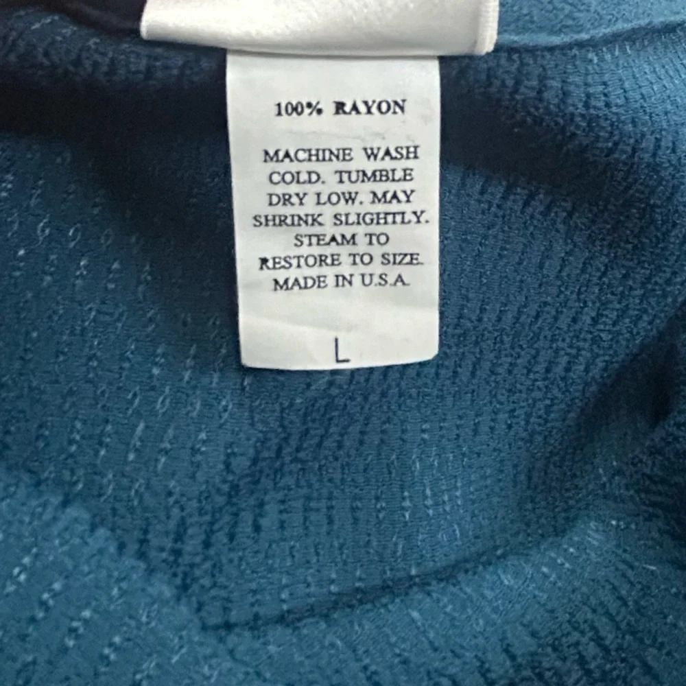 Eileen Fisher Maxi Dress Large Lagenlook Flowy Empire Waist Spring Resort - Picture 8 of 8